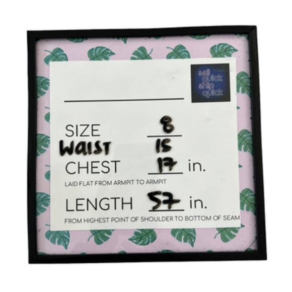 CeCe Womens Spaghetti Strap Graphic Print Maxi Dress Multicolor Size 8 - Picture 8 of 8